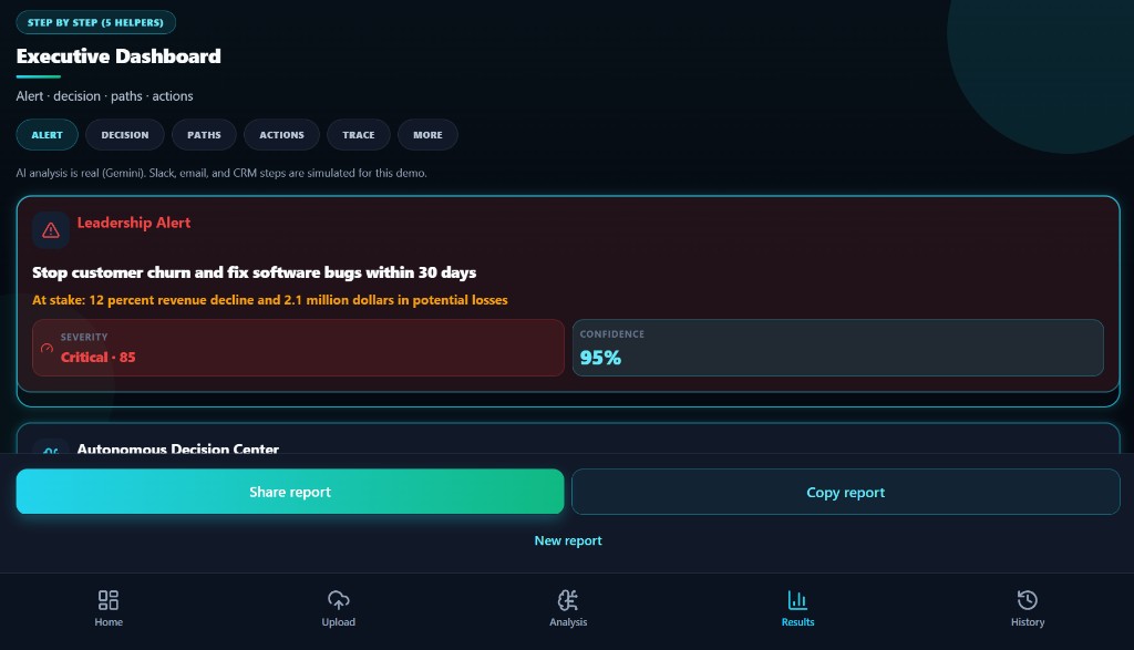 InsightFlow AI — autonomous report-to-action agent — analysis chart