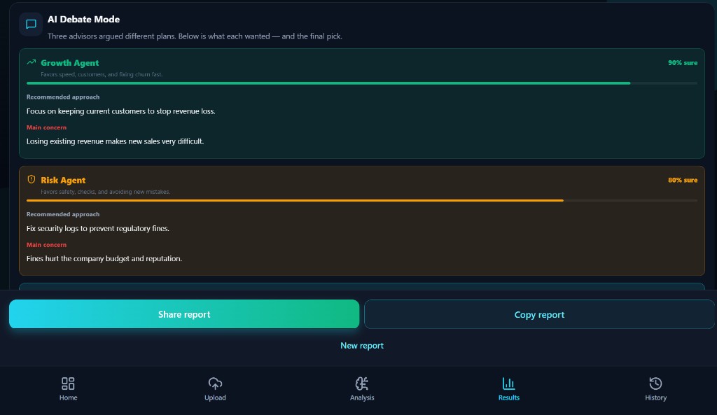 InsightFlow AI — autonomous report-to-action agent — analysis chart