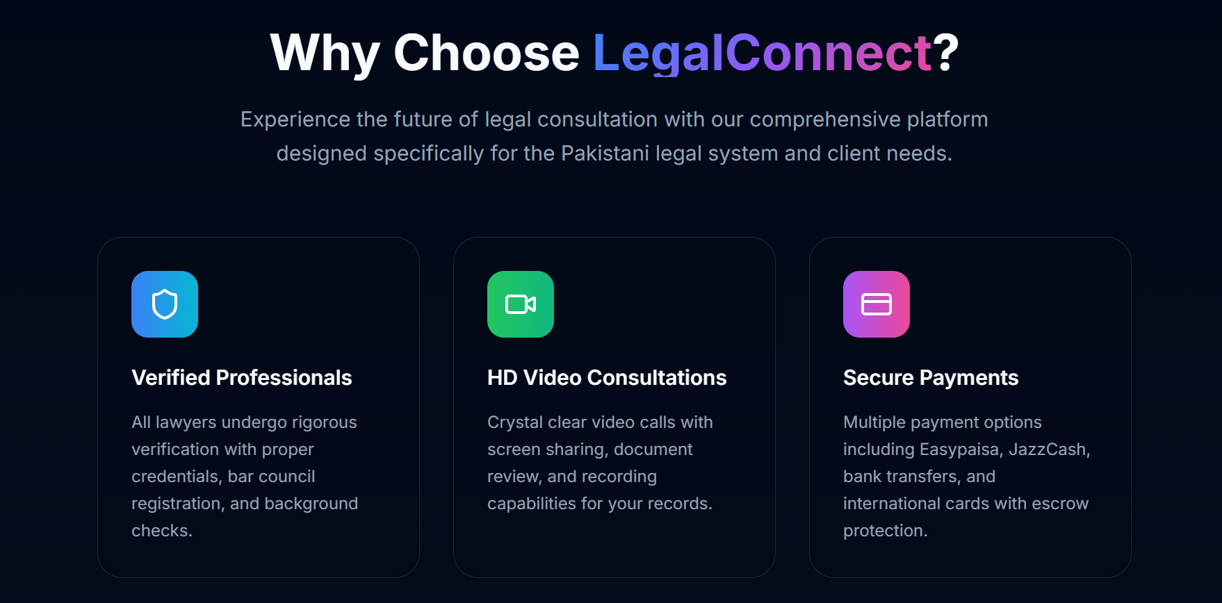 LegalConnect — AI legal consultation — analysis chart